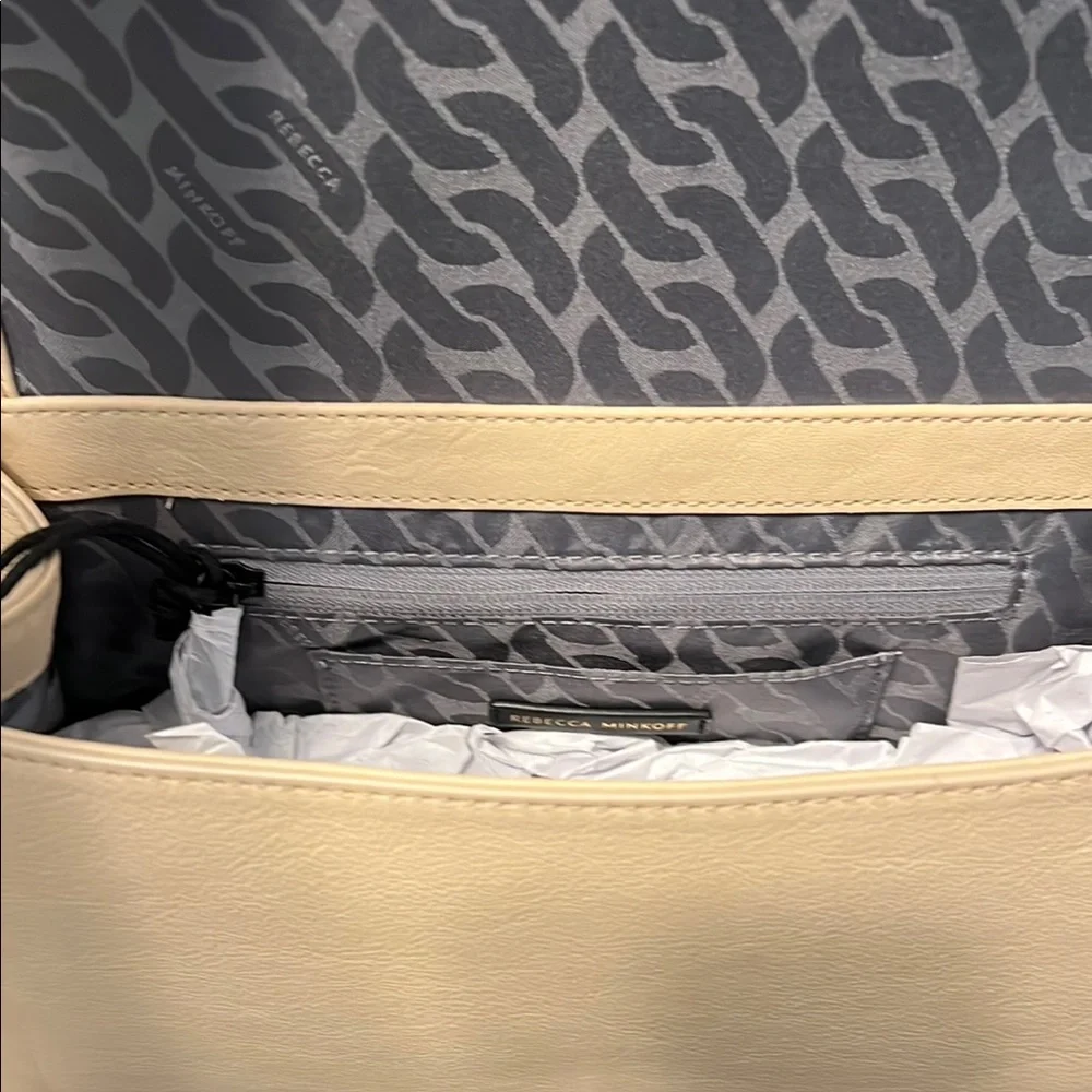 Rebecca Minkoff Cream and Gold Crossbody Bag leather - Picture 5 of 8